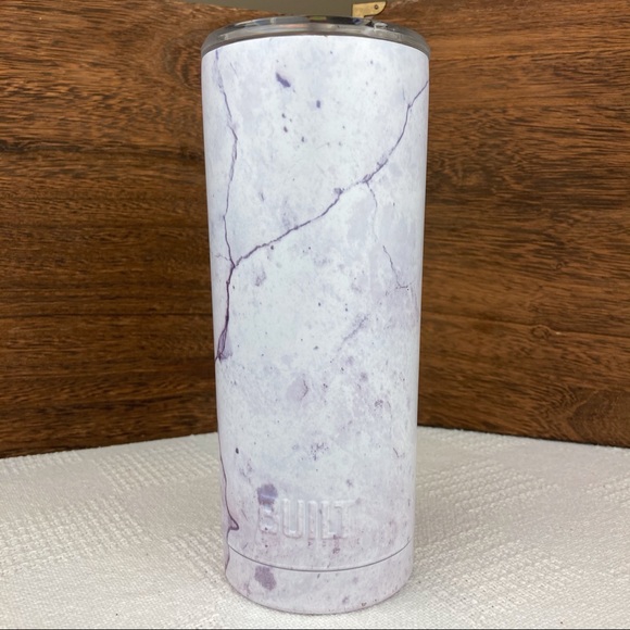 Built Brand Purple Metal Water Bottle Thermos - Picture 2 of 11